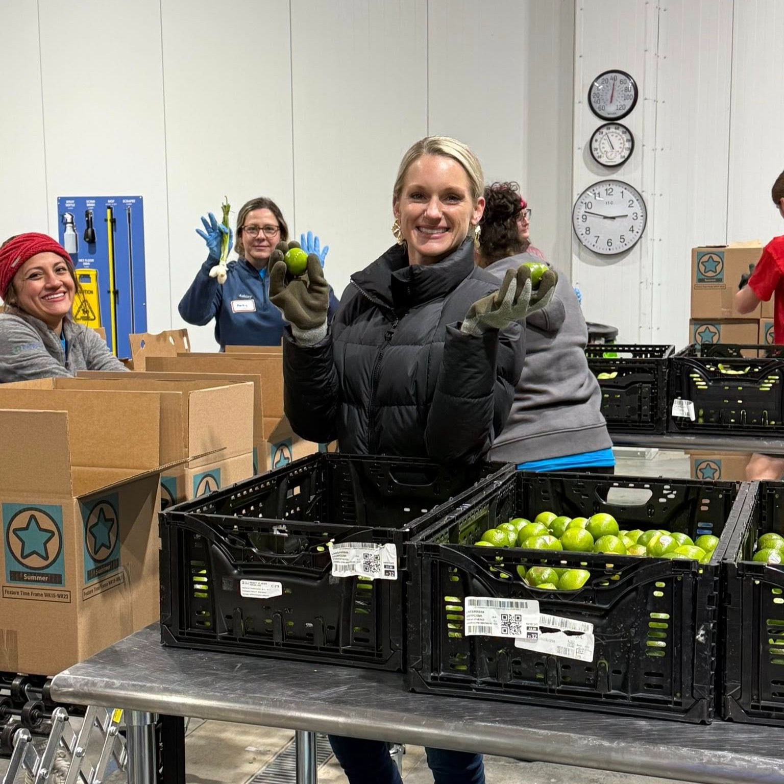 Volunteers and community partners